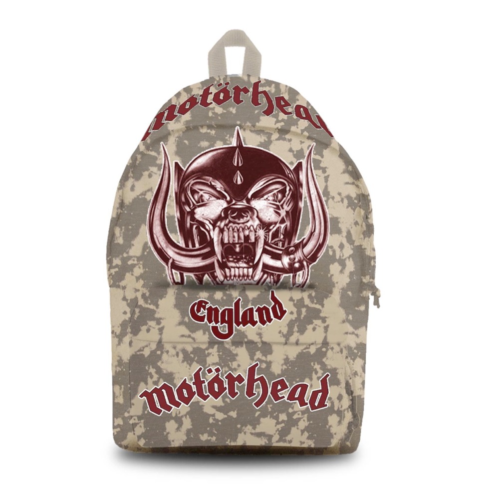 Rocksax Motorhead - England White Backpack - Grey